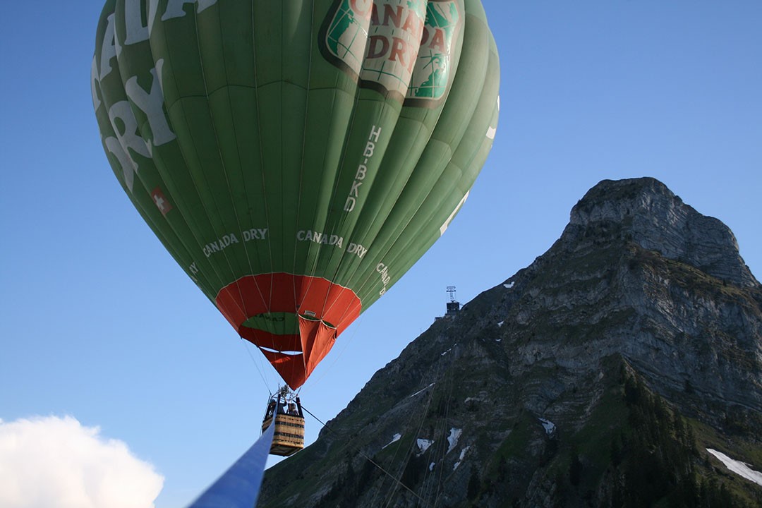 Vol captif en montgolfière à Moléson